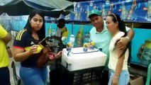 El vendedor de chuzos en Barranquilla