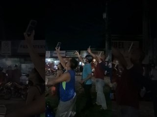 Huge Snake Hangs on Street Wires