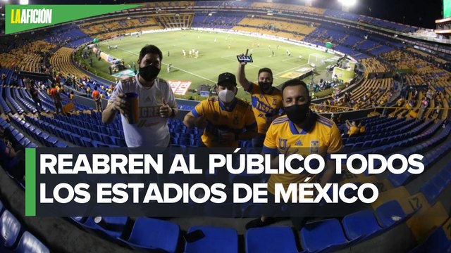 Se completa la reapertura total de estadios en la Liga MX