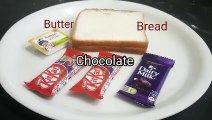 Chocolate Sandwich Recipe I Street Style Chocolate Sandwich at Home (Hindi) I kids Lunch Box Recipe by Safina Kitchen