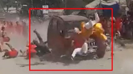 Car crashes into devotees in Chhatisgarh