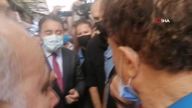 Babacan'a esnaf gezisinde sert tepki: Tayyip Erdoğan'a yanlış yaptınız, binde 1 bile oy alamayacaksınız