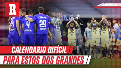 América y Cruz Azul con difícil calendario en frenético cierre de torneo