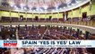 Spanish Parliament begins debate on 'Only Yes is Yes' sexual consent law