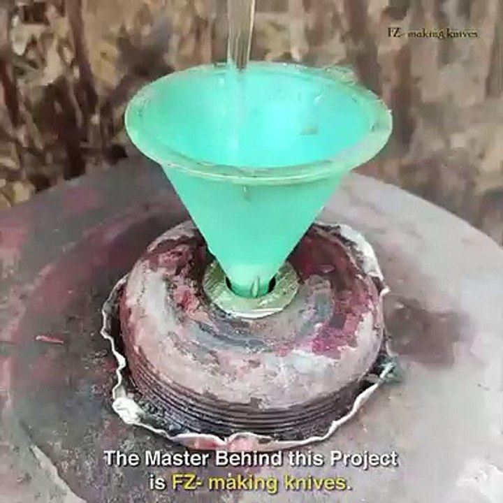 diy metal foundry using gas cylinder  Make a Simple Metal Foundry Using  Gas Cylinder mine crafts