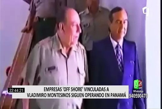 Empresas offshore vinculadas a Vladimiro Montesinos siguen operando en Panamá