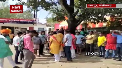 Chhattisgarh: Devotees involved in the Dussehra tableau were crushed b