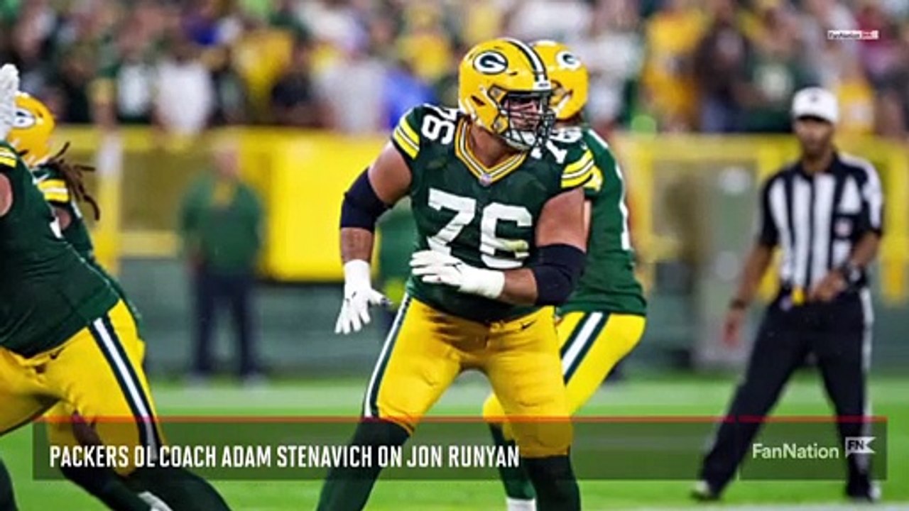 Packers OL Coach Adam Stenavich on Jon Runyan - video Dailymotion