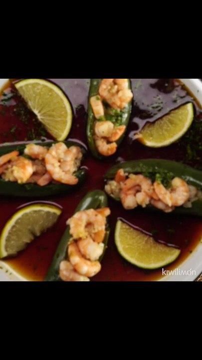 Chiles Jalapeños Rellenos de Camarón