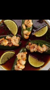 Chiles Jalapeños Rellenos de Camarón