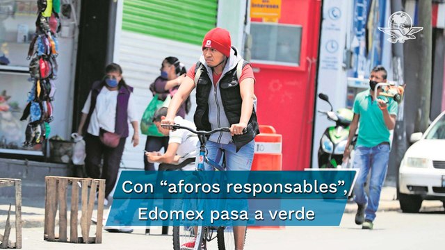 Edomex pasa a semáforo epidemiológico verde a la par que CDMX