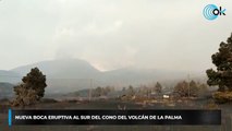 Nueva boca eruptiva al sur del cono del volcán de La Palma