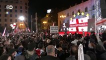 Тысячи вышли на улицы Тбилиси в поддержку Саакашвили (15.10.2021)
