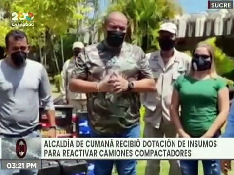 Sucre | Alcaldía de Cumaná recibe insumos para la reactivación de camiones compactadores de desechos sólidos