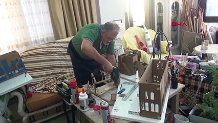 Pandemide yeteneğini keşfetti, tarihi yerlerin minyatürlerini yapıyor