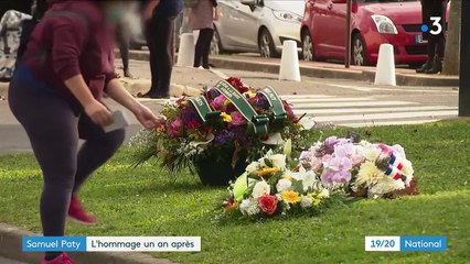 Assassinat de Samuel Paty : les établissements scolaires lui ont rendu hommage