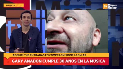Gary Anadon cumple 30 años en la música