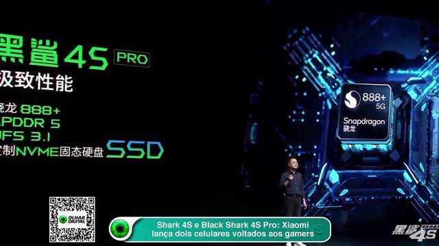 Shark 4S e Black Shark 4S Pro Xiaomi lança dois celulares voltados aos gamers