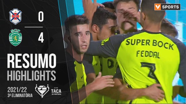 Highlights: CF Os Belenenses 0-4 Sporting (Taça de Portugal 21/22 - 3ª Eliminatória)
