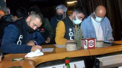 Beşiktaş ve Beyoğlu'nda eğlence mekanlarına sigara ve evrak denetimi
