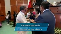 “Yo te busco… te ves muy bien”, dice Monreal a Sheinbaum durante encuentro en Guerrero