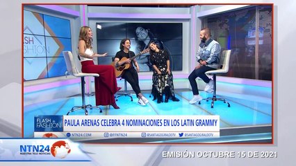 Paula Arenas cada vez más cerca de ganas el Latin Grammy