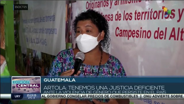 Continúan protestas de mujeres en Guatemala por violencia de género