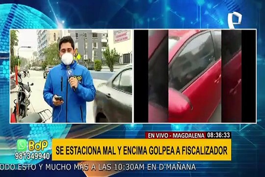 Fiscalizador agredido por infractor: siempre ocurre, somos víctimas de agresiones e insultos