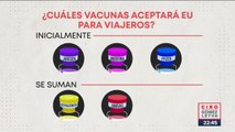 Personas vacunadas ya podrán viajar a Estados Unidos