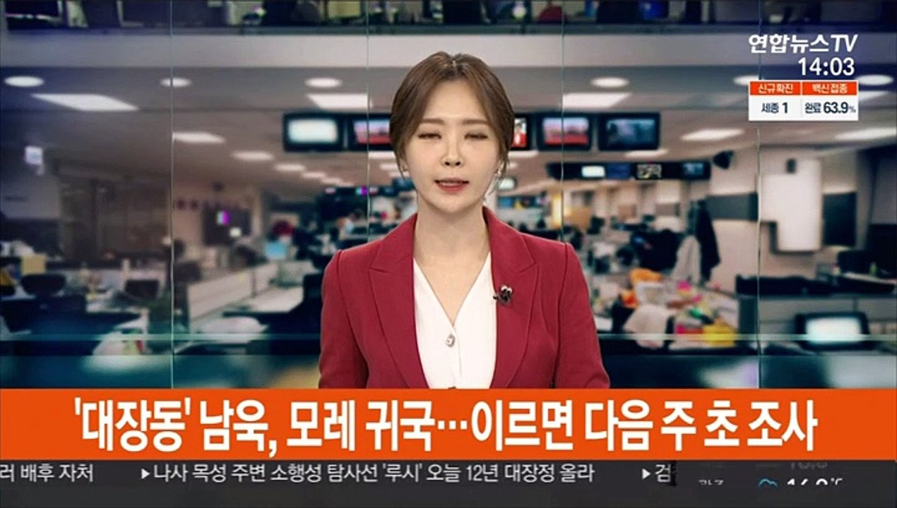 '대장동' 남욱, 모레 귀국…이르면 다음주 초 검찰 조사
