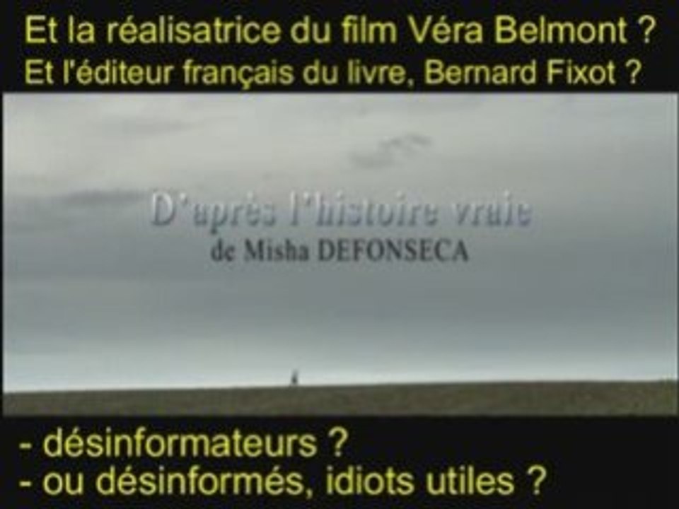 Film "Survivre avec les loups" : désinformation
