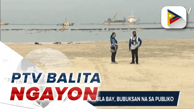 Dolomite Beach sa Manila Bay, bubuksan na sa publiko