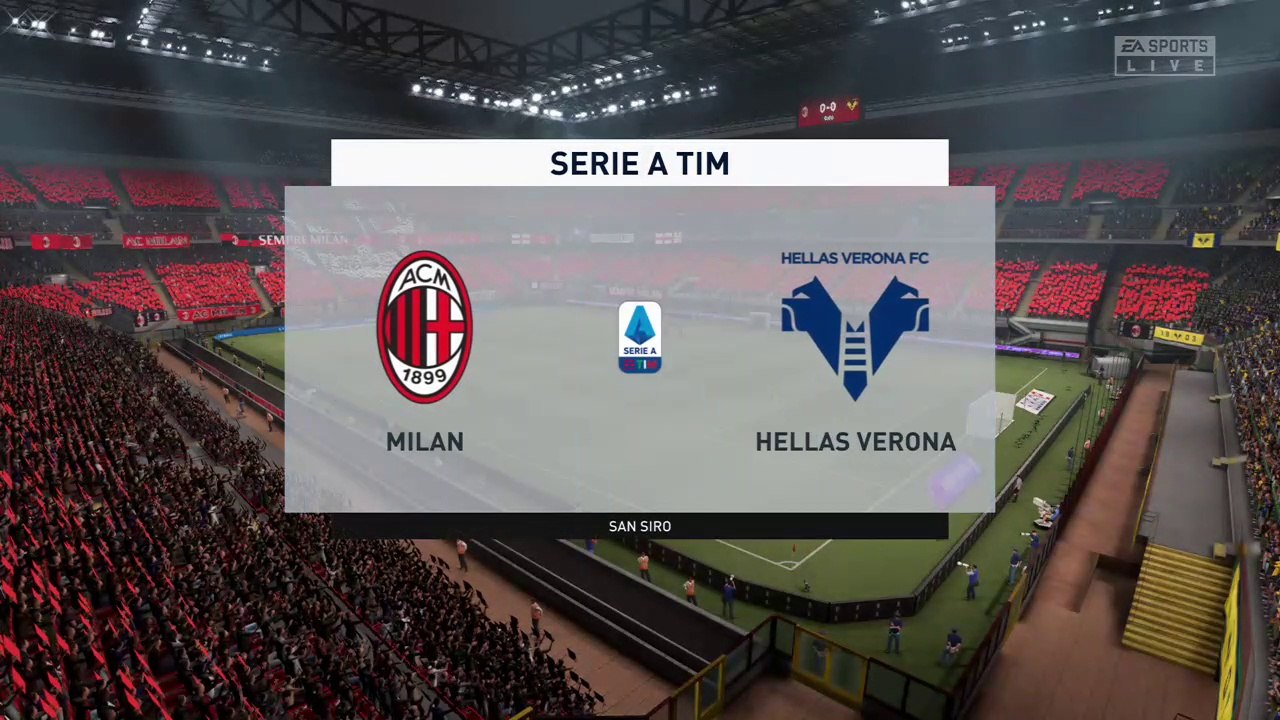 AC Milan vs Hellas Verona || Serie A - 16th October 2021 || Fifa 21