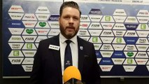 9.Runde: Headcoach Jens Gustafsson (G99) im Interview nach dem Salzburg-Spiel