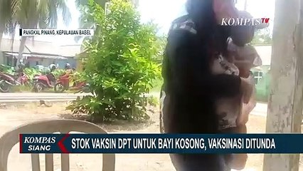Stok Vaksin DPT, BCG, dan Polio untuk Bayi di Kota Pangkal Pinang Kosong