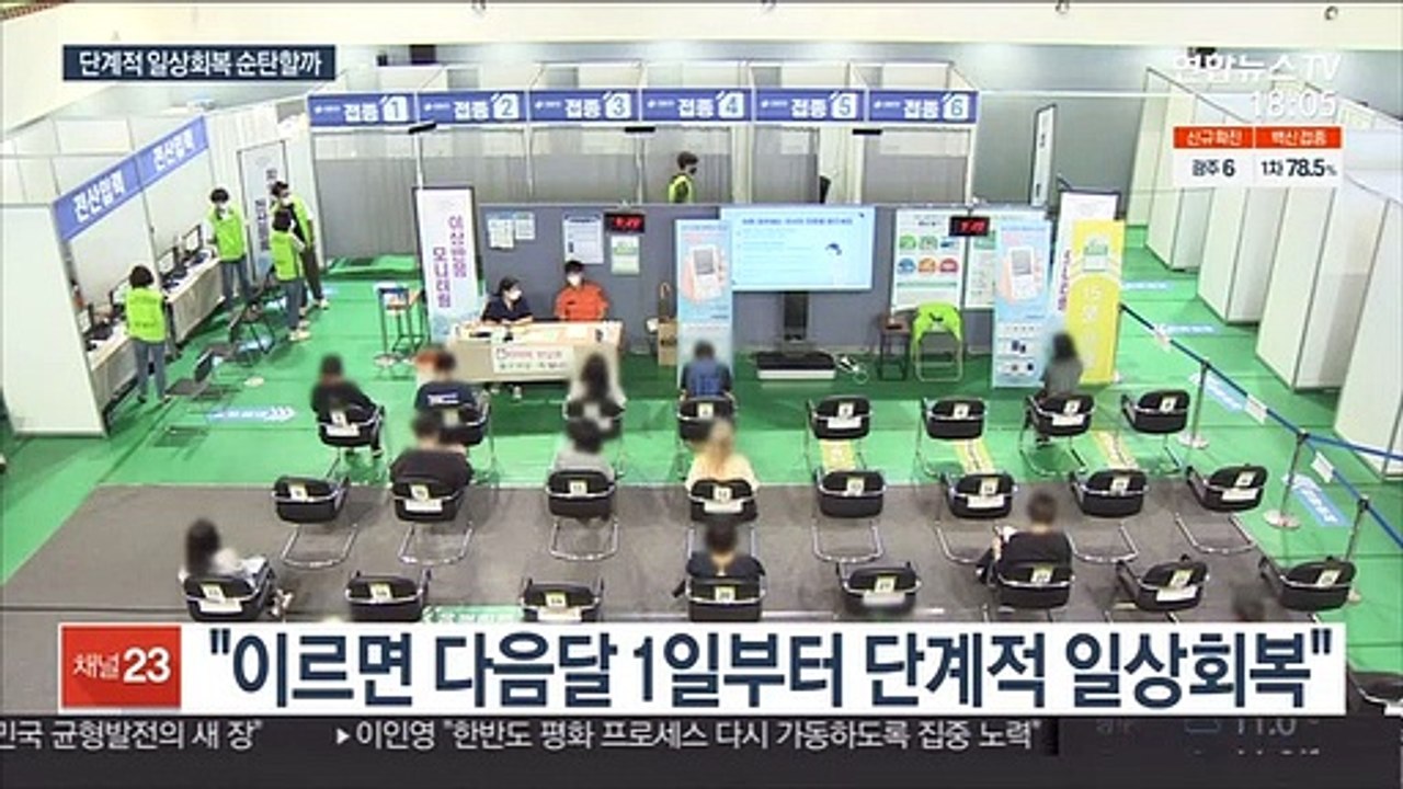 11월 '위드 코로나' 전환될까…접종·방역 청신호