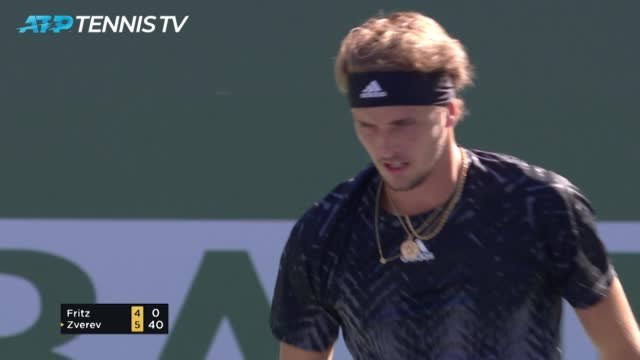 Indian Wells - Fritz renverse Zverev