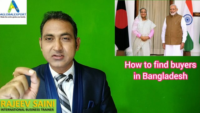 How to find international buyers in Bangladesh