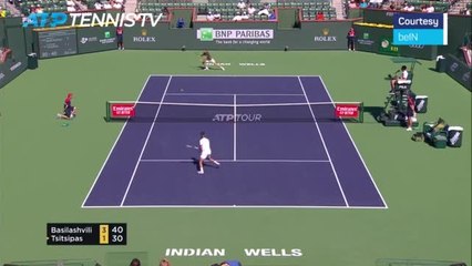 下载视频: Tsitsipas stunned by Basilashvili in Indian Wells quarter-finals