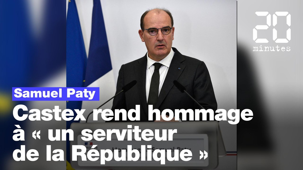 Assassinat de Samuel Paty : Jean Castex rend hommage à « un serviteur de la République »