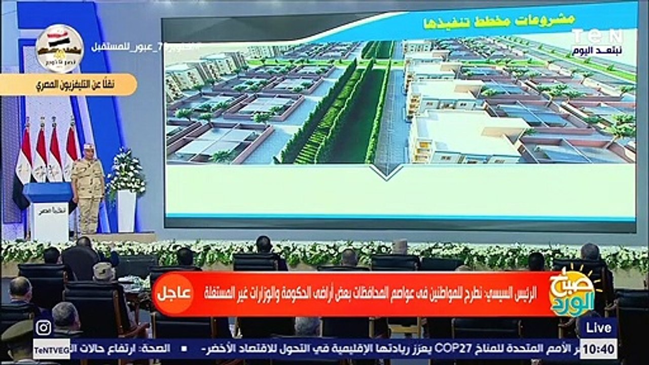 الرئيس السيسي: بنحاول نحل بجد.. والحكومة بتعمل الإسكان "زي الكتاب ما بيقول"