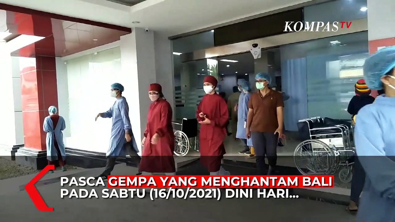 Panik Saat Gempa di Bali, Pria ini Lompat dari Lantai Dua Gedung