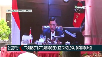 Trainset LRT Jabodebek Ke - 31 Selesai Diproduksi