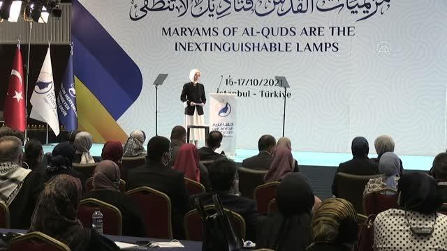 Aile ve Sosyal Hizmetler Bakanı Yanık, Kudüs'ün Meryemleri Sönmeyen Kandillerdir Konferansı nda konuştu