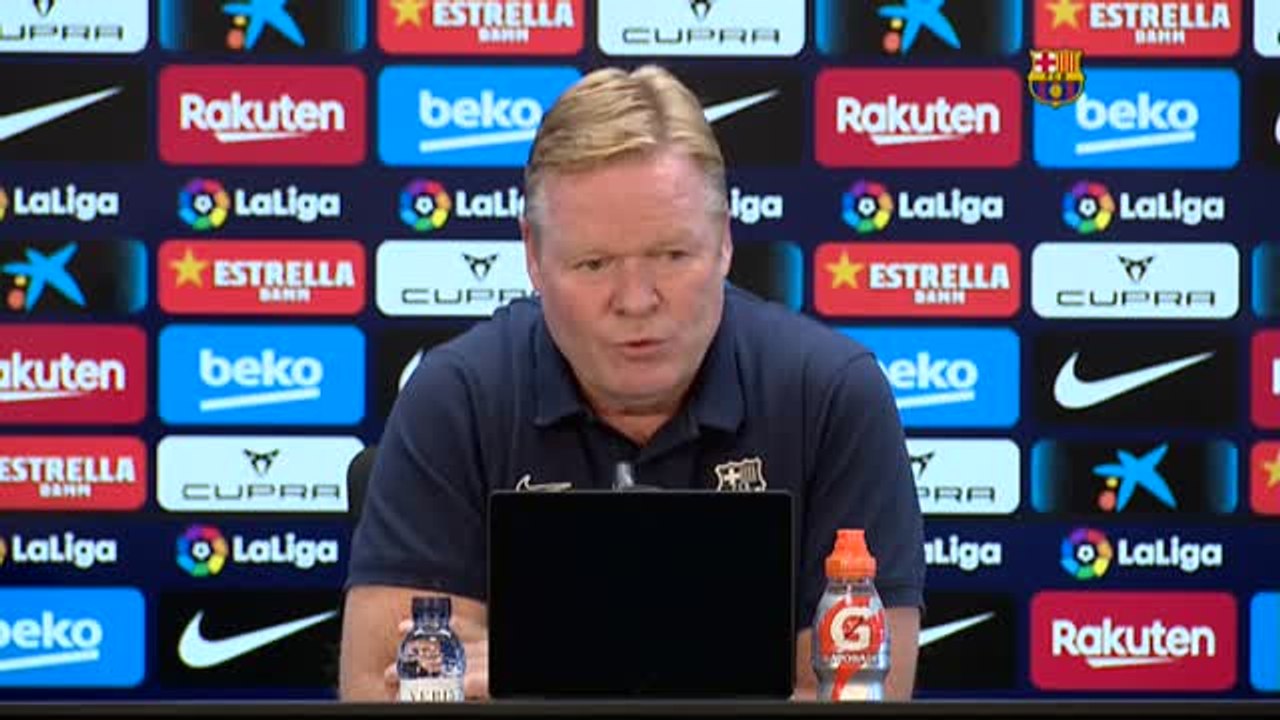 Koeman: "Tenemos una plantilla capaz de competir por ganar el campeonato"