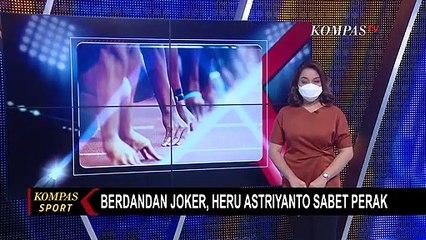 Atlet Lari Estafet Putra Heru Astriyanto Berdandan Ala Joker Berhasil Bawa Medali Perak!