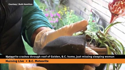 Meteorite crashes through roof in Canada, just missing sleeping woman