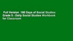 Full Version  180 Days of Social Studies: Grade 5 - Daily Social Studies Workbook for Classroom