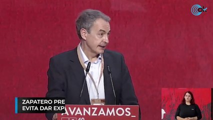 Zapatero presume de la "decencia del PSOE" mientras evitar dar explicaciones por su mina de oro