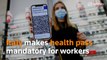 Italy makes health pass mandatory for workers